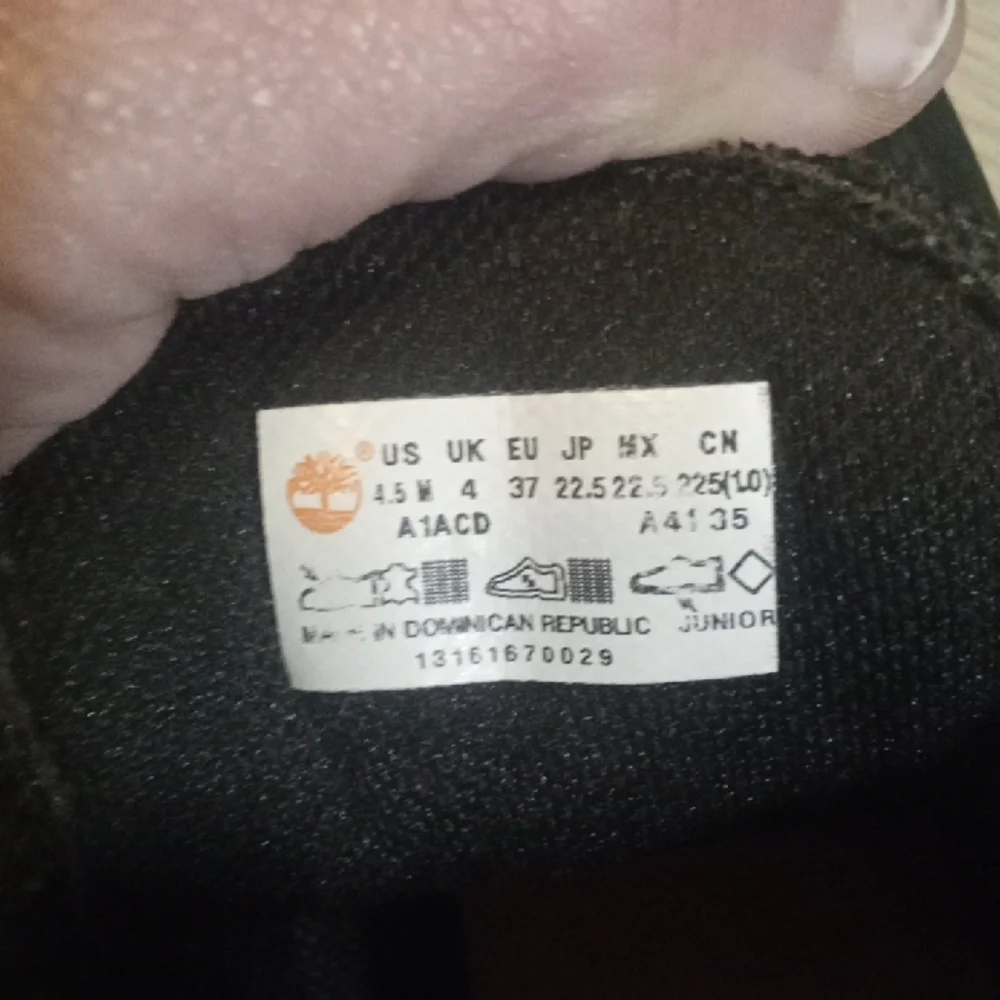 Timberland Men's 4.5 Black Hiking Boots - Picture 7 of 7